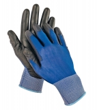 SMEW fekete védőkesztyű nylon- kék/fekete 11