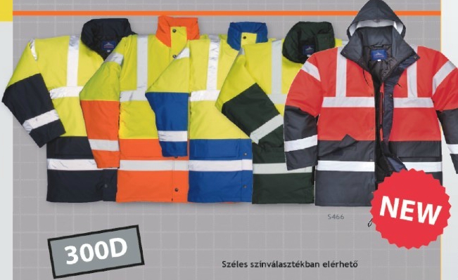 S466 KONTRASZT TRAFFIC munkavédelmi kabát