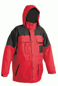 ULTIMO munkavédelmi kabát piros-fekete