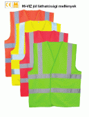  70265_Fluo jólláthatósági mellény (70262 modell), 2 kereszt, 1 hosszanti csík, sárga