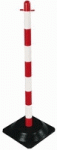 Tartóoszlop lánchoz, 90 cm magas, gumitalppal piros-fehér 70060-as