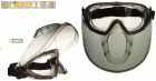 Stormlux, gumipántos, páramentes védőszemüveg arcvédővel