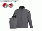 YANG 2/1 softshell cipzáras szürke kabát/Munkásmellény, lélegző és vízhatlan,