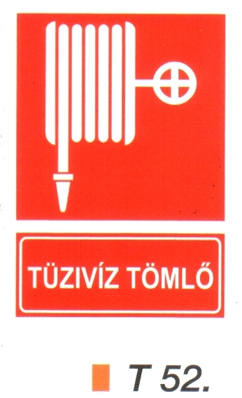 Tüzivíz tömlö t 52