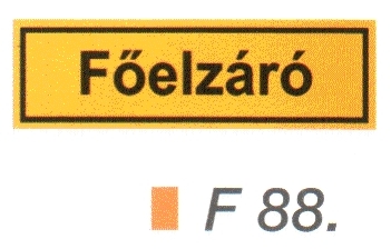 Föelzáró F88