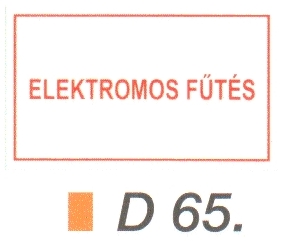 Elektromos fütés D65