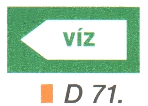 D71_Csövezeték jelölése - víz 