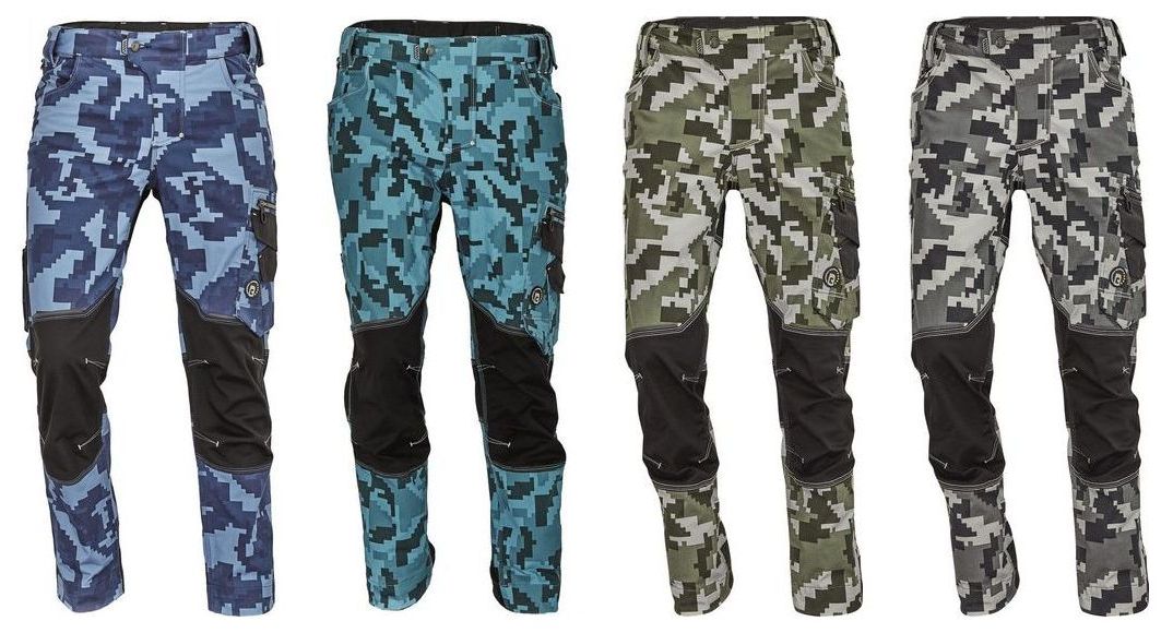 C03520005xx0xx_NEURUM CAMOUFLAGE TRIFIBETEX nadrág sok zsebbel - több színben