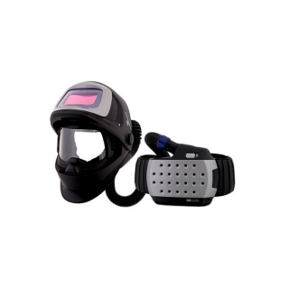 Speedglass Adflo szett: 9100FX, automata pajzs, kazettával,légzésvédővel
