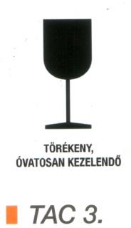 Törékeny, óvatosan kezelendö TAC3