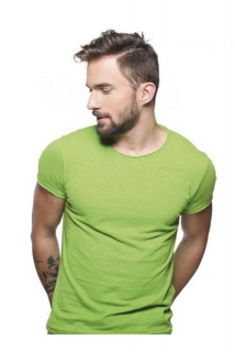 VESTI ROUND NECKLINE (V670) férfi póló, fésült pamut környakas oldalvarrott testhez álló, 100% Pamut