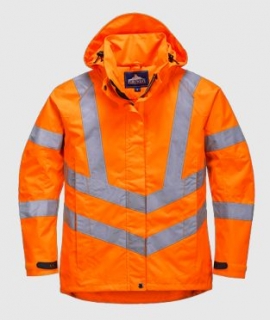 Női jólláthatósági lélegző munkavédelmi kabát-LW70
